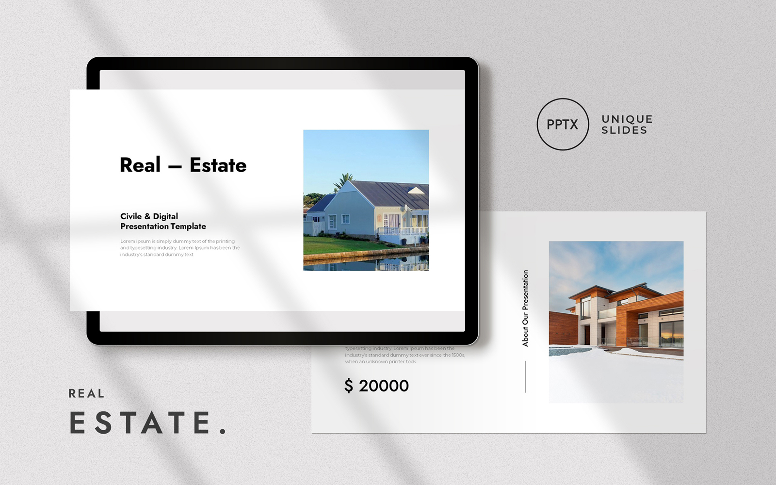 Real Estate Presentation Layout