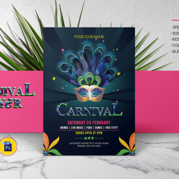 Carnival Flyer Corporate Identity 310582