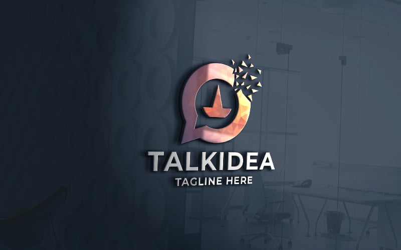 Talk Idea Logo Pro Template