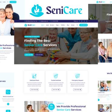 Care Elder Responsive Website Templates 310616