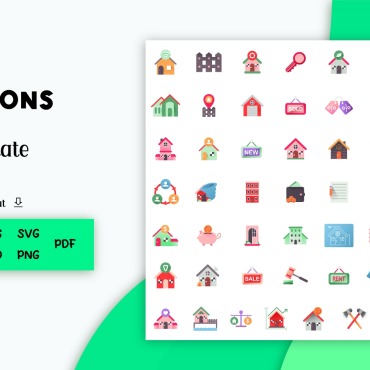 Estate Property Icon Sets 310659