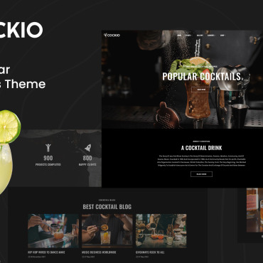 Beer Cafe WordPress Themes 310703