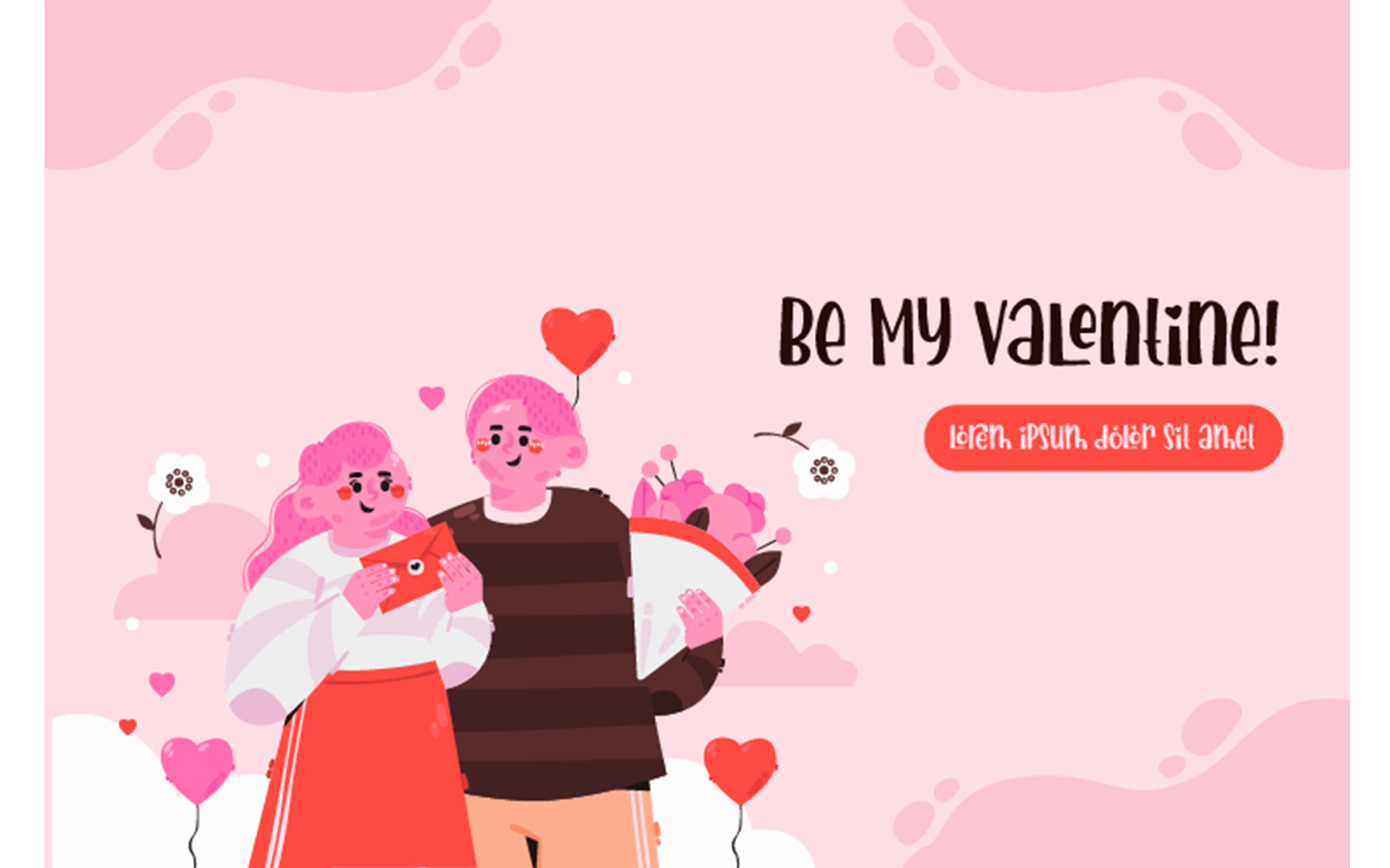 Valentine's Day Celebration Background