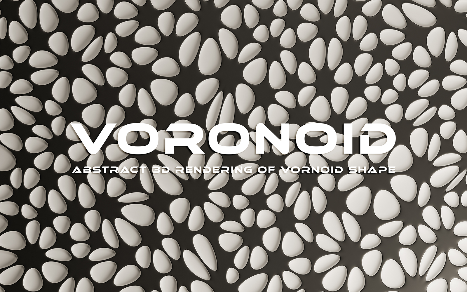 Voronoid Abstract Background