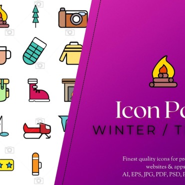 Snow Ice Icon Sets 310789