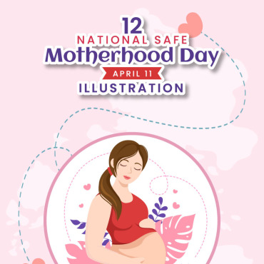 Safe Motherhood Illustrations Templates 310793