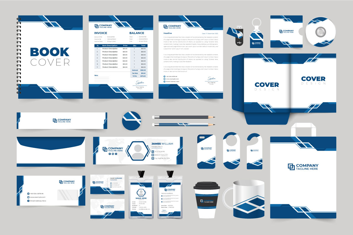 Corporate identity template bundle