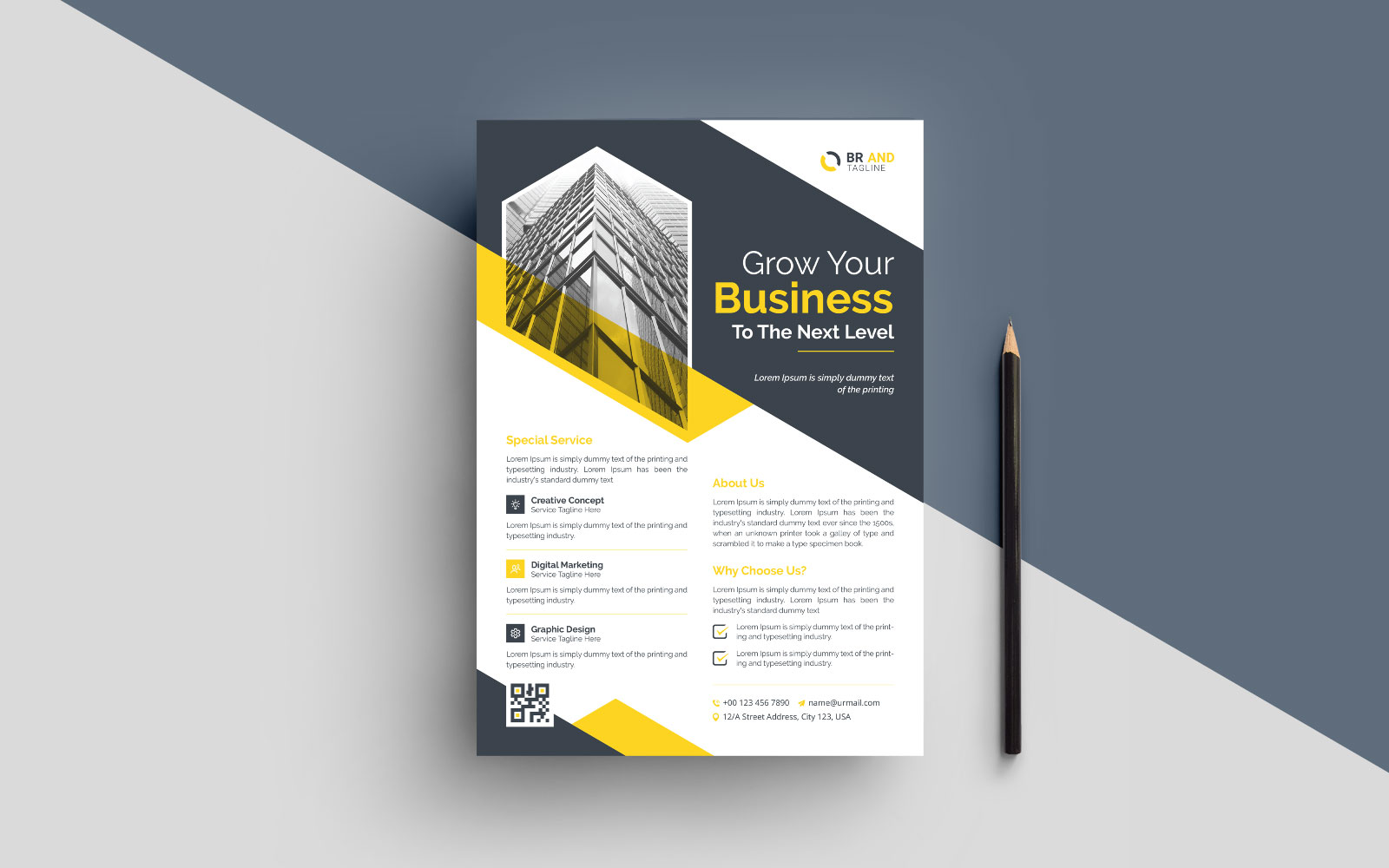 Corporate or Business Flyer Design Template