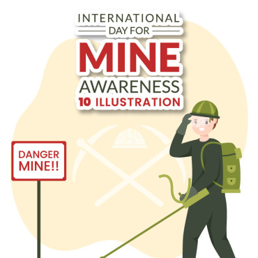 Mine Awareness Illustrations Templates 311234
