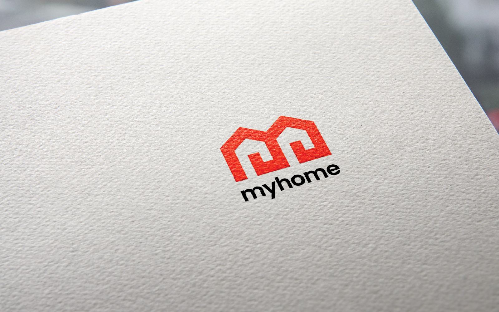 M letter & house logo design