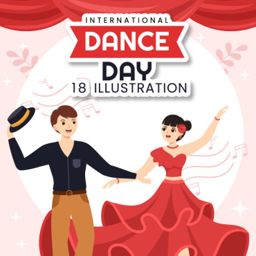 Day Dance Illustrations Templates 311268