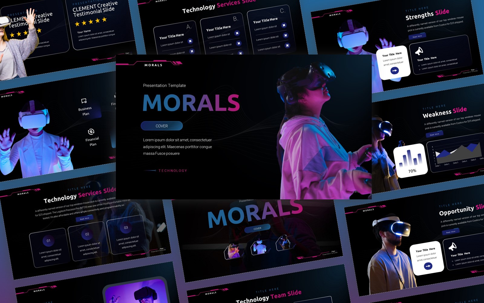 Morals - Technology Multipurpose PowerPoint Template