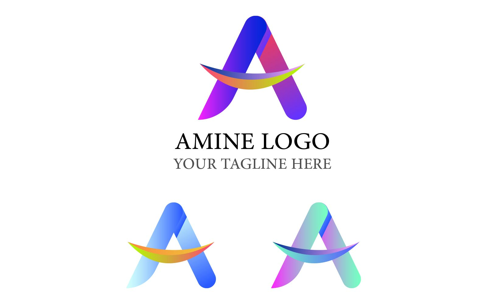 Amine Logo - Letter A Logo