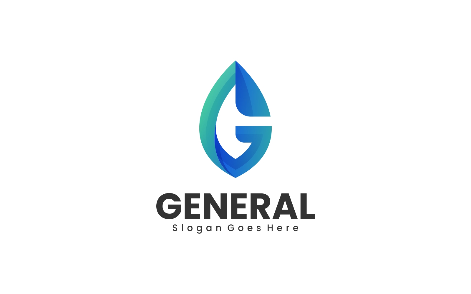 Letter G Gradient Logo Style 4