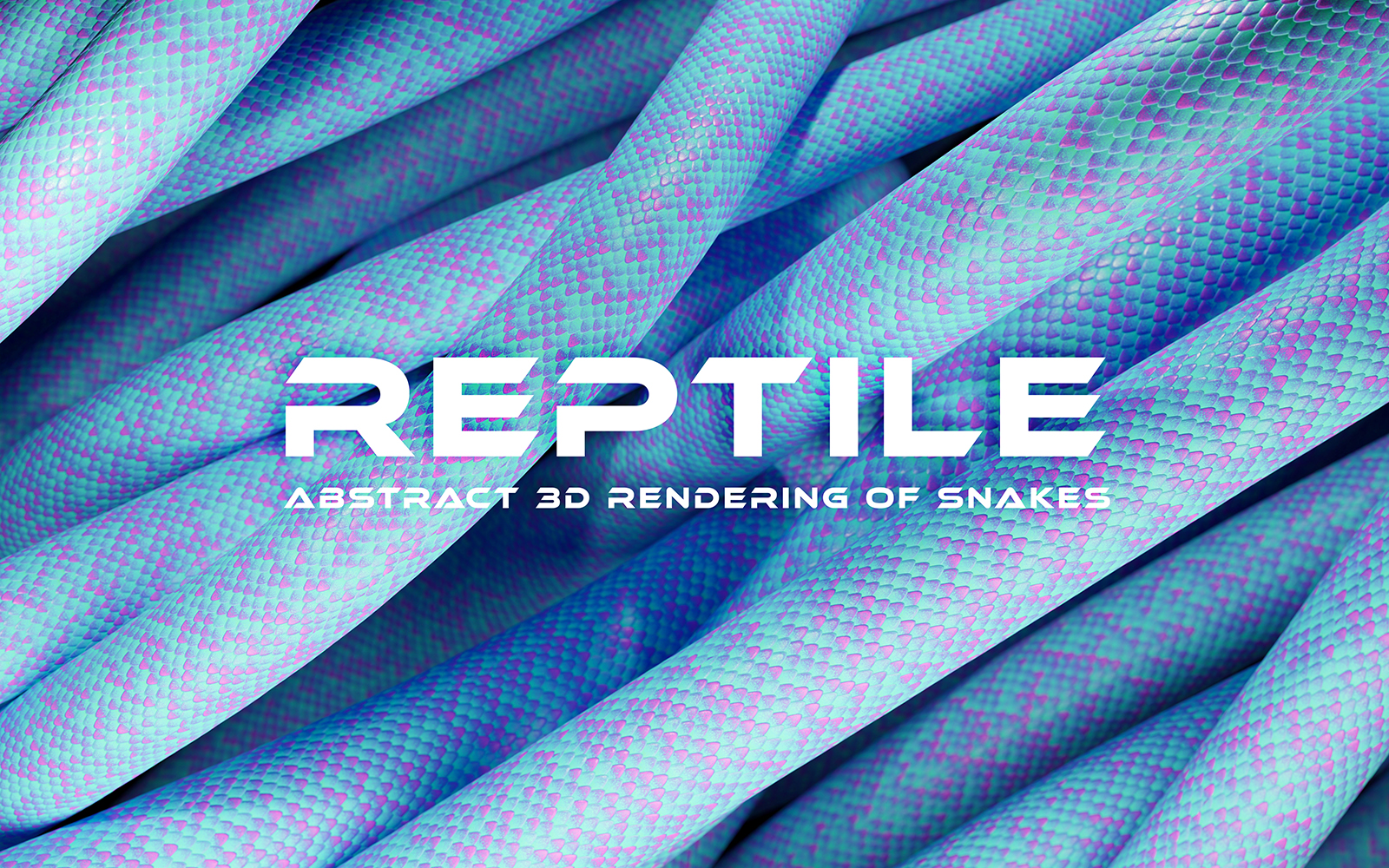 Blue Snakes Reptile Background