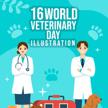 Veterinary Day Illustrations Templates 311377