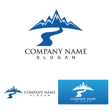 Silhouette Mountain Logo Templates 311801