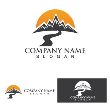 Silhouette Mountain Logo Templates 311805