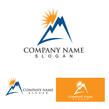 Silhouette Mountain Logo Templates 311817
