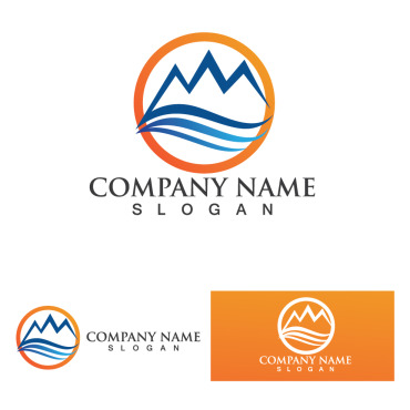 Silhouette Mountain Logo Templates 311820