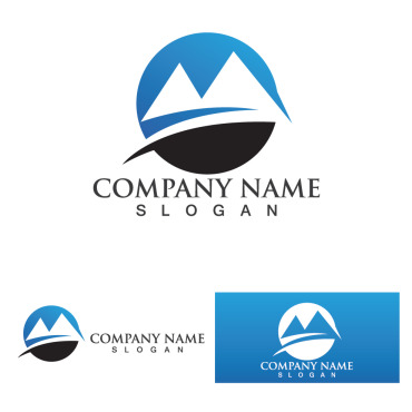 Silhouette Mountain Logo Templates 311821
