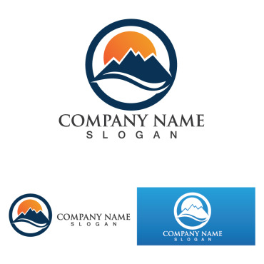 Silhouette Mountain Logo Templates 311823