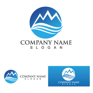 Silhouette Mountain Logo Templates 311824