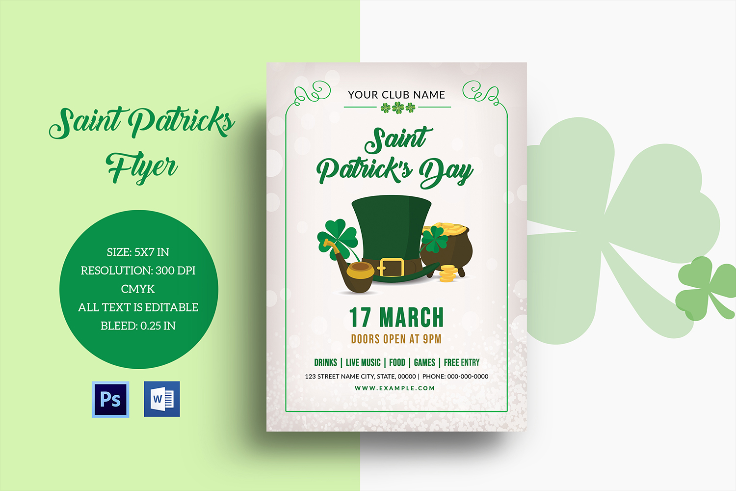 Saint Patrick’s Day Invitation Flyer