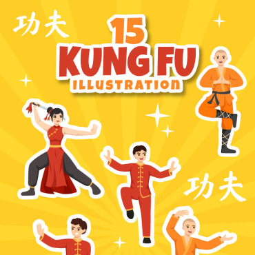 Fu Chinese Illustrations Templates 311938
