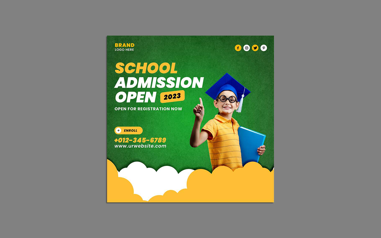 School Admission Open Web Banner