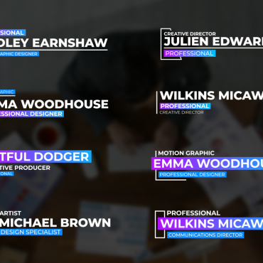 Premium Name Motion Graphics 312149