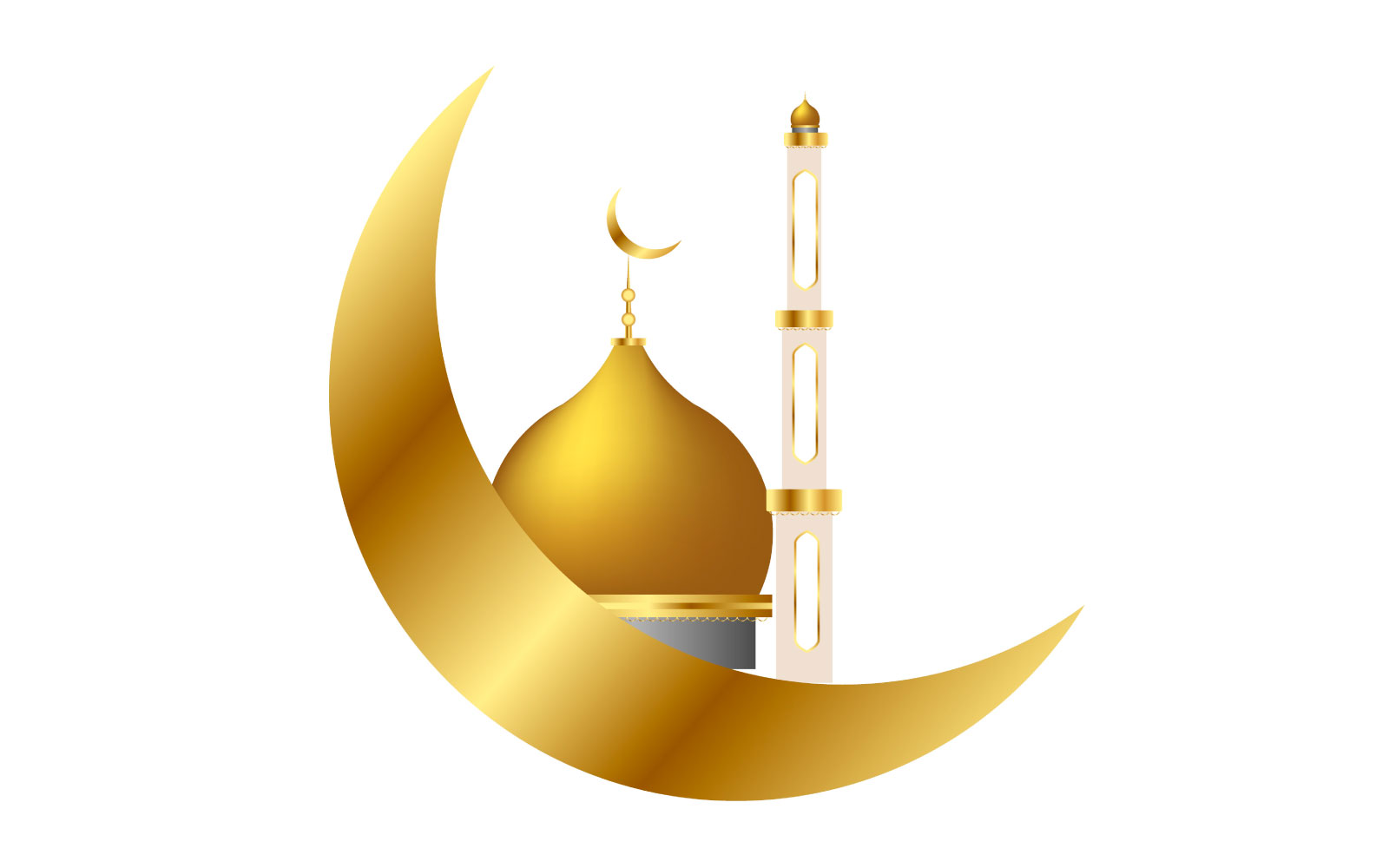 vector eid mubarak background with mosque design  idea