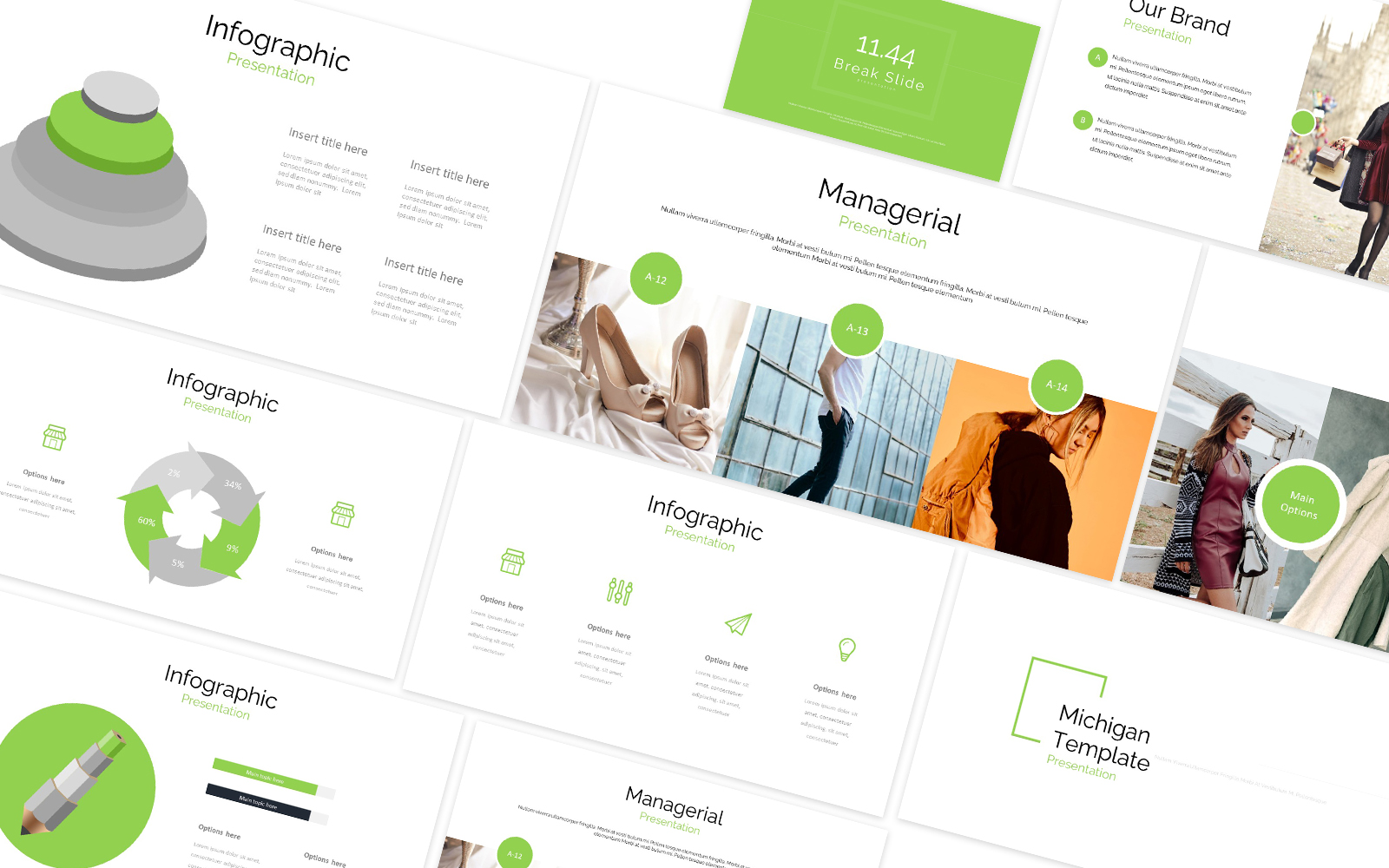 Michigan Minimalist Powerpoint Template
