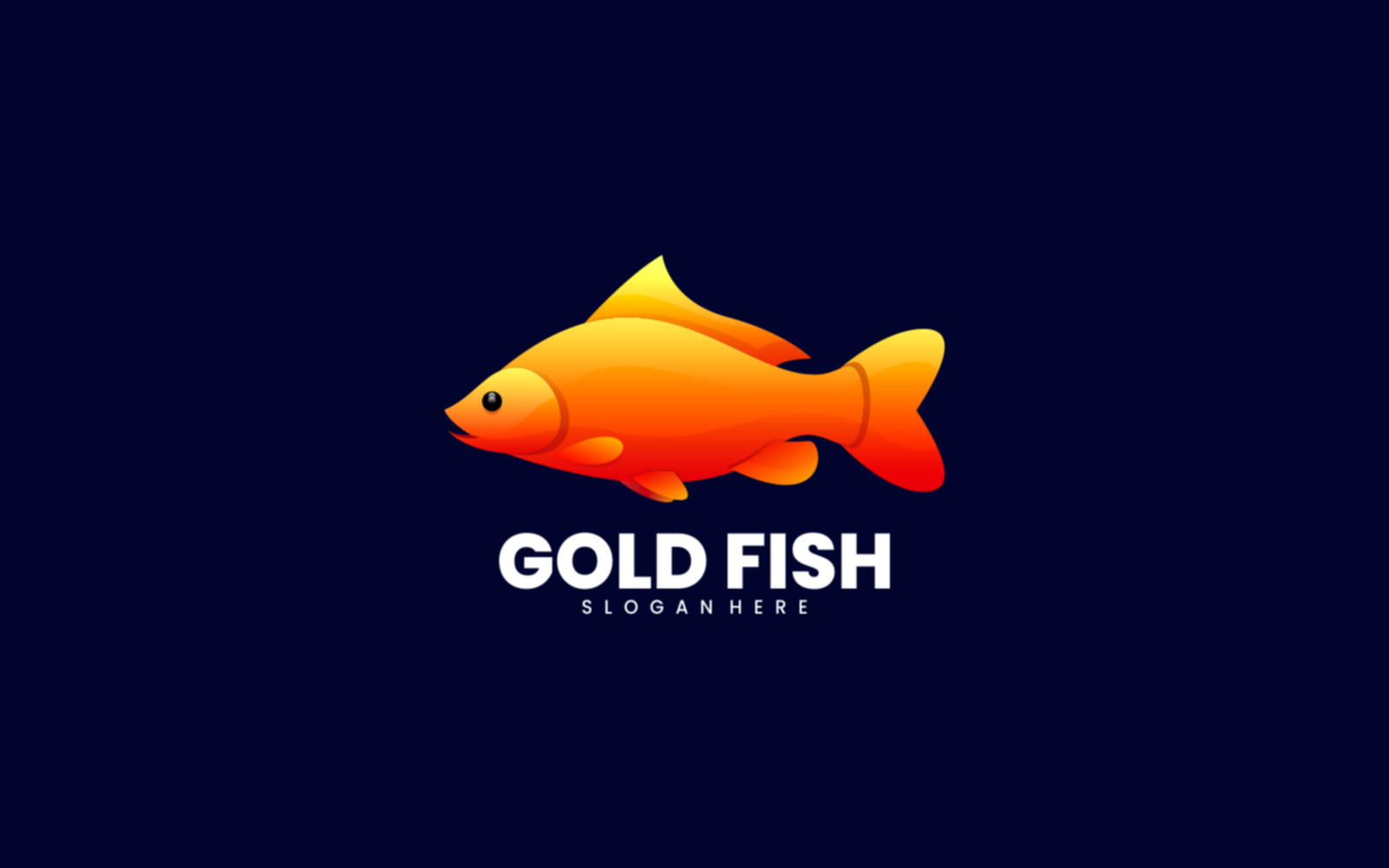 Goldfish Gradient Logo Style 2