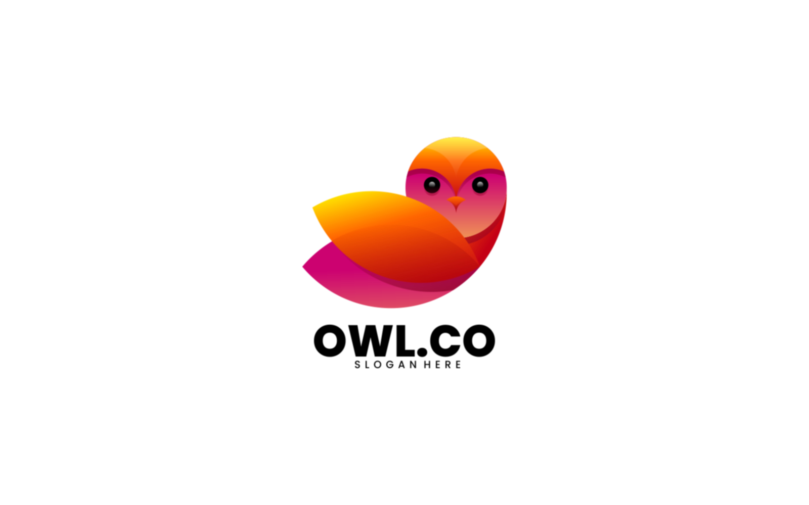 Owl Gradient Colorful Logo Style 1