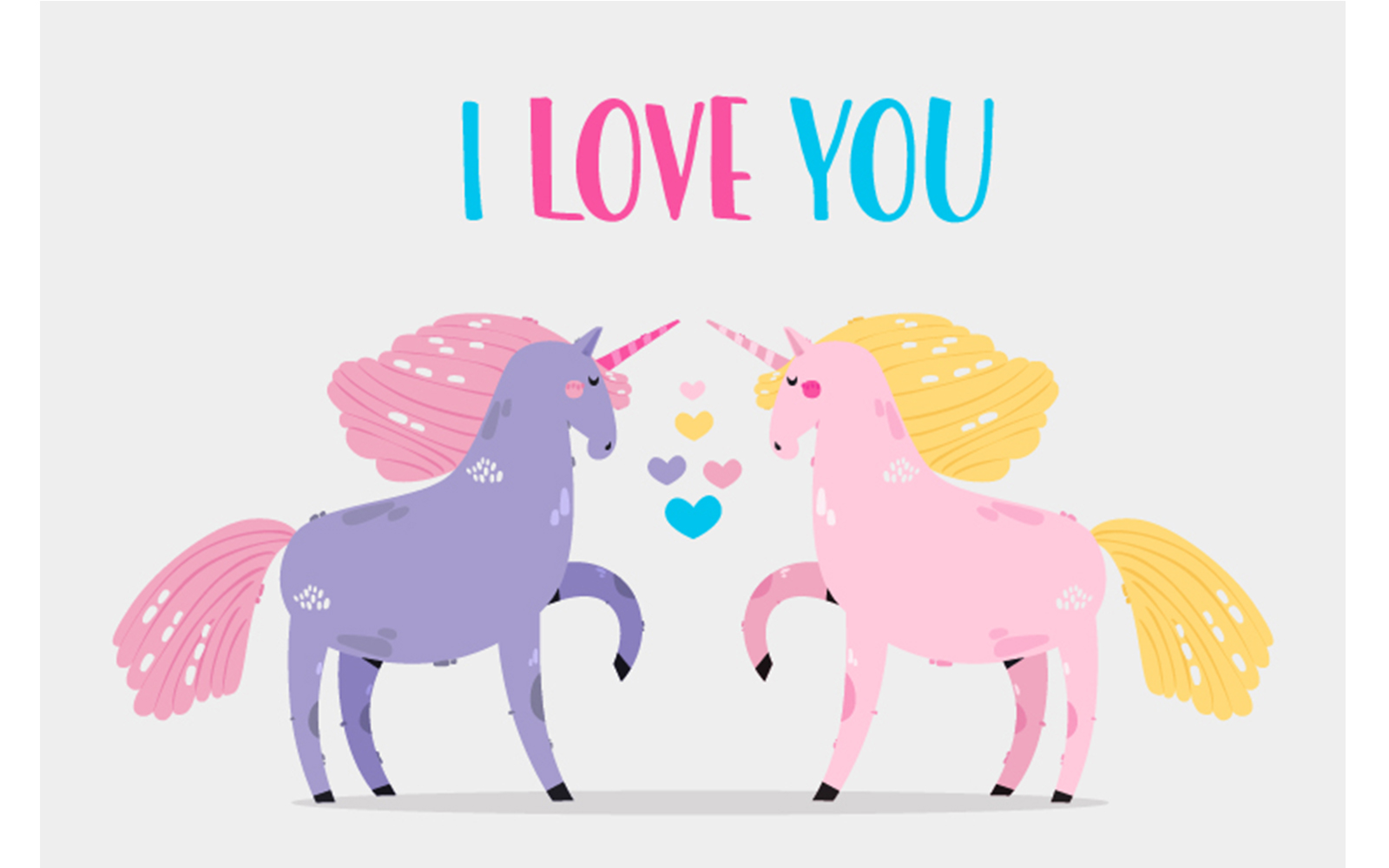 Unicorn Love Illustration
