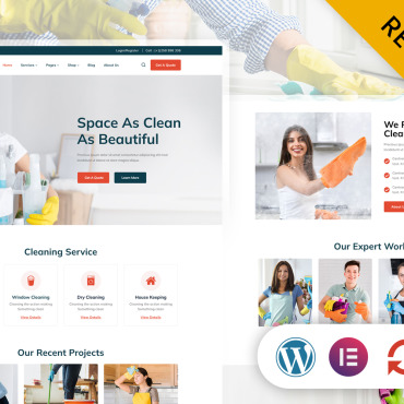 Cleaning Company WordPress Themes 312402