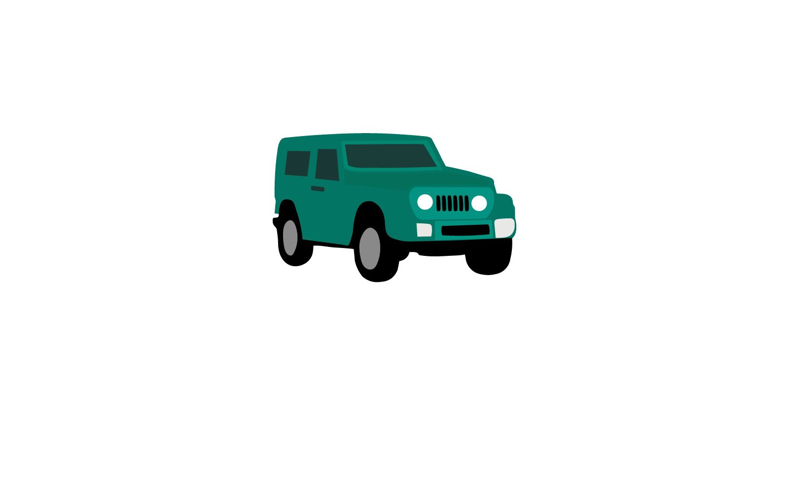 Modern Jeep Car Logo Template