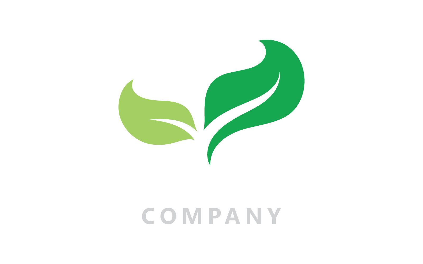 Logos of green Tree leaf nature vector V14