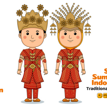 Indonesia Culture Vectors Templates 312565