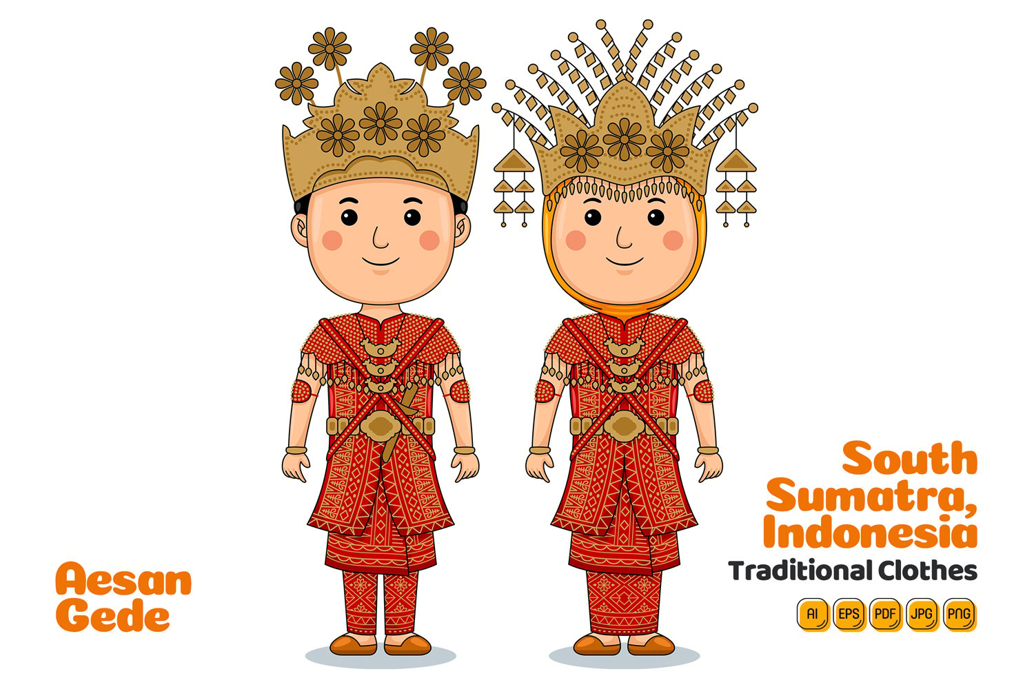 Aesan Gede Indonesia Traditional Cloth