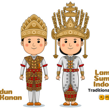 Indonesia Culture Vectors Templates 312566