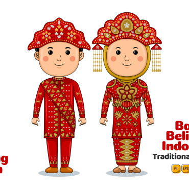 Indonesia Culture Vectors Templates 312567