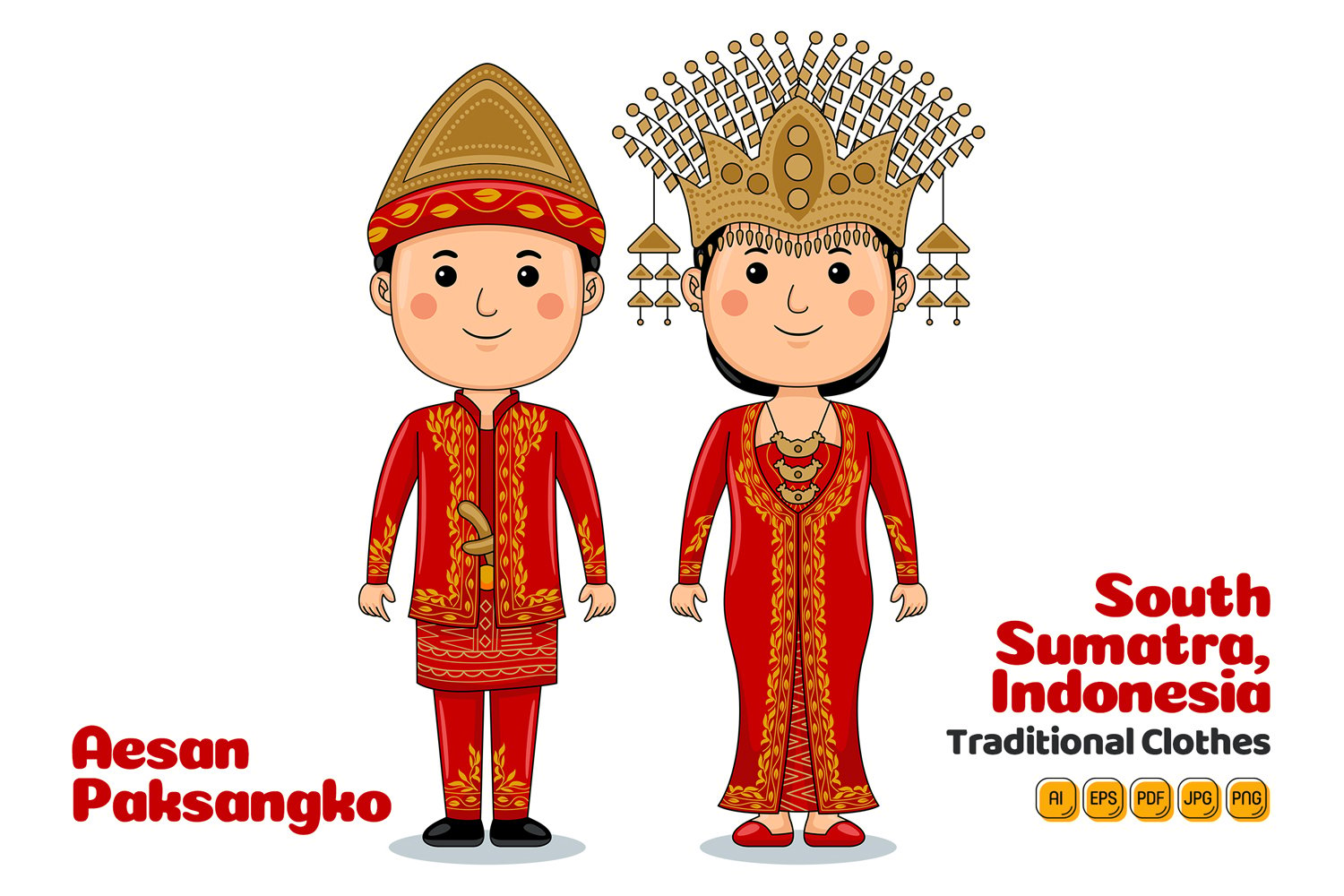 Aesan Paksangko Indonesia Traditional Cloth