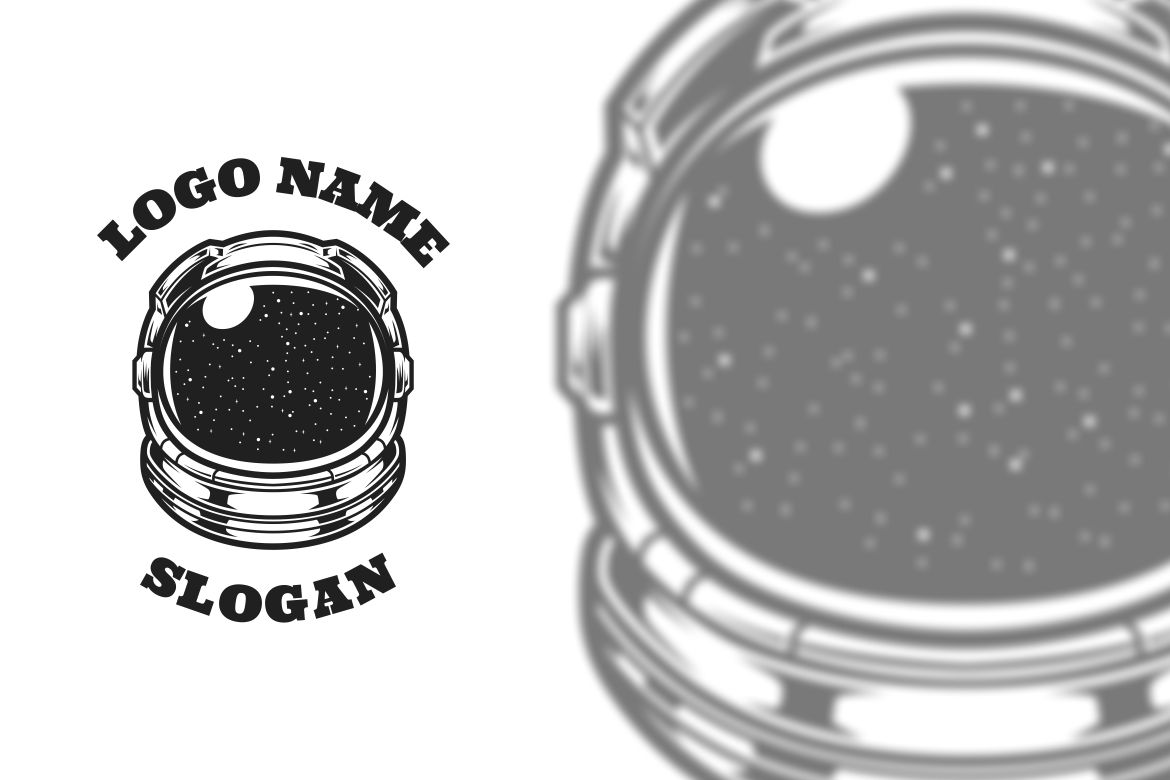 Astronaut Graphic Logo Design