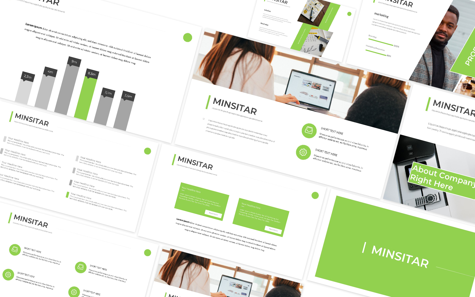 Ministar Company Google Slides Template