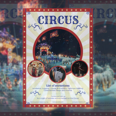 Circus Poster Corporate Identity 312853