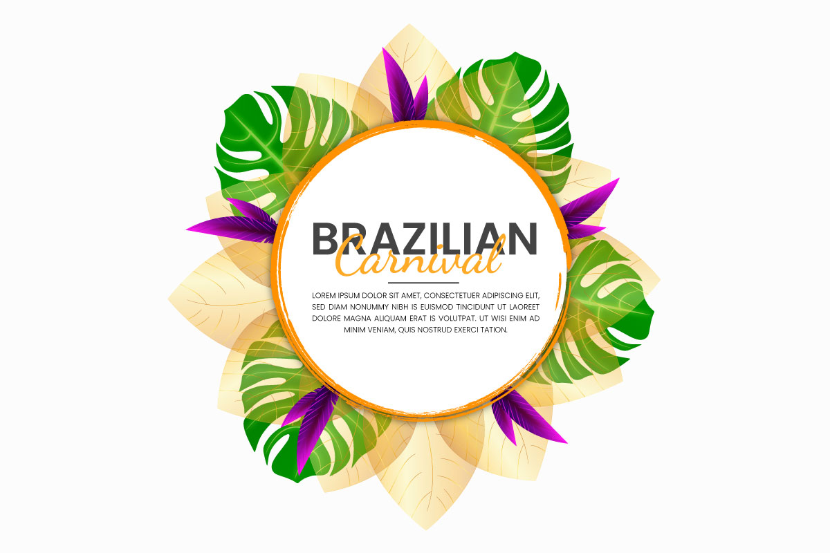 Illustration of rio carnival banner the biggest carnival design