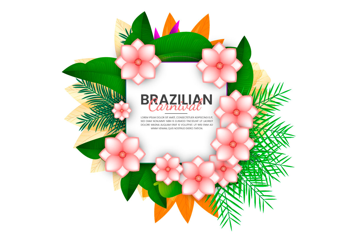 Vector vector illustration of rio carnival banner the biggest carnival design