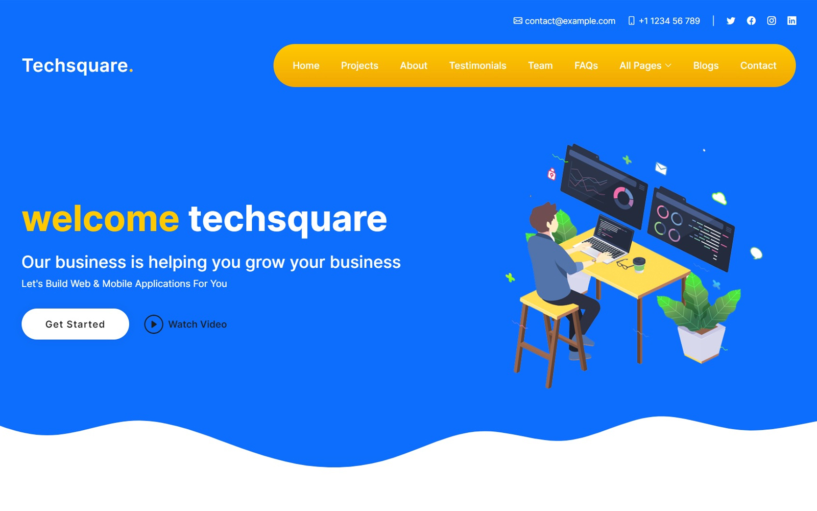 Techsquare - Creative Agency & It Solution Website Template